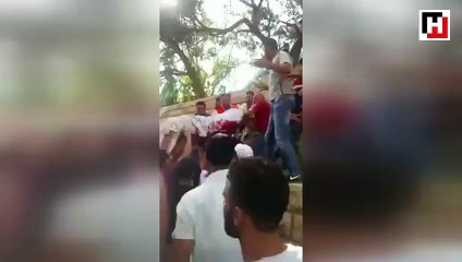 İsrail polisinden cenazeyi böyle kaçırdılar
