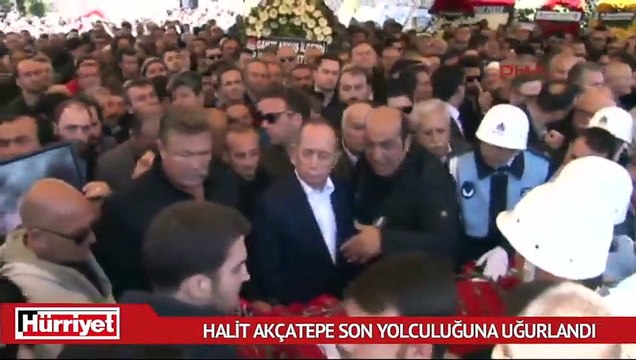 usta oyuncu Halit Akçatepe son yolculuğuna uğurlandı