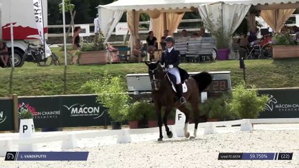 Grand National FFE - AC Print - Dressage | Mâcon Chaîntré (FRA) | Laura VANDEPUTTE | DINARIO