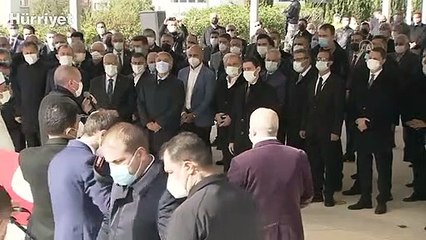 Eski başbakanlardan Mesut Yılmaz, son yolculuğuna uğurlandı