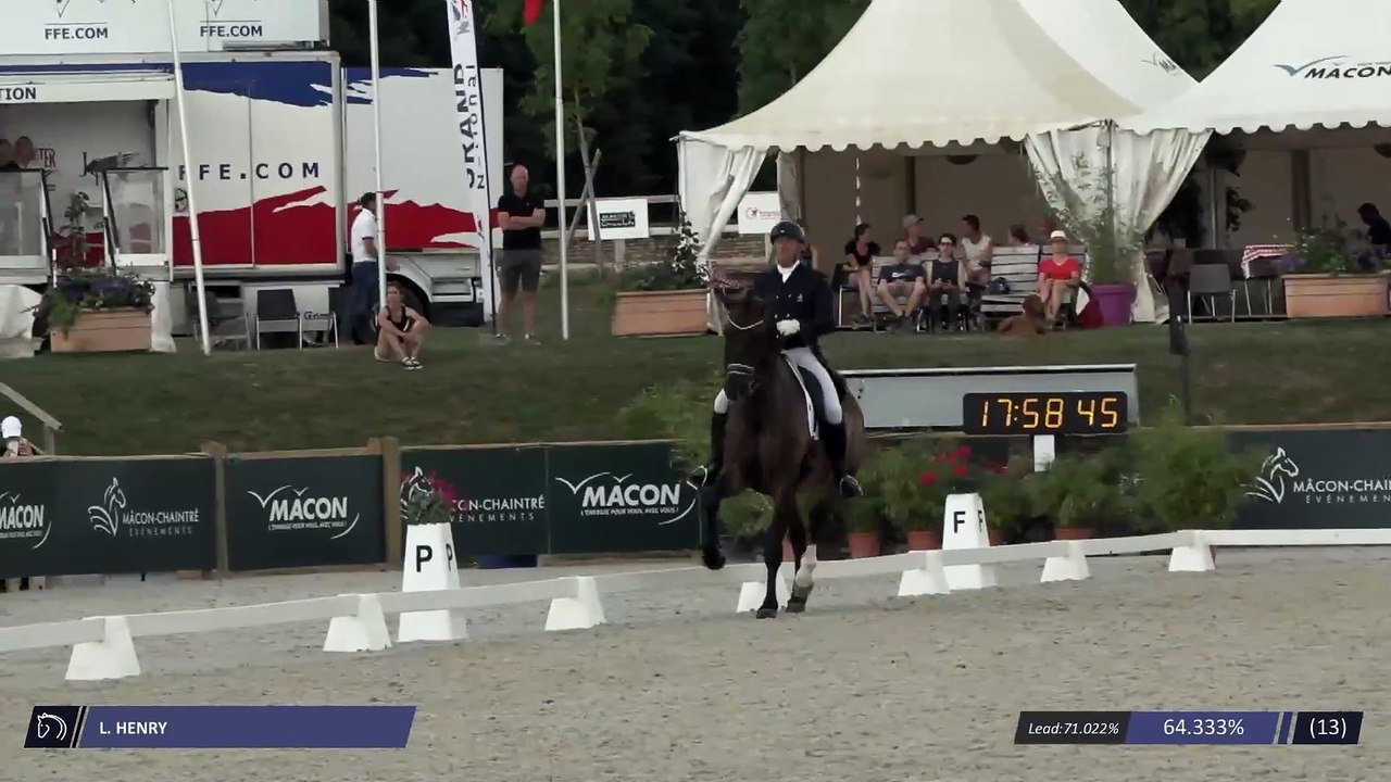 Grand National FFE - AC Print - Dressage | Mâcon Chaîntré (FRA) | Ludovic HENRY | ROMEO