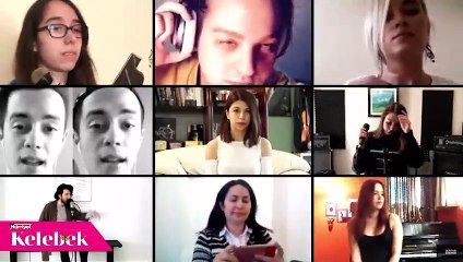 Dinleyicileri telefonlarıyla çekti, Sertab Erener klip yaptı