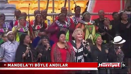 MANDELA'YI BÖYLE UĞURLADILAR