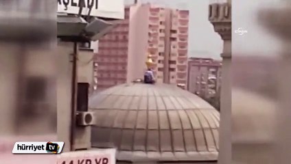 Kubbede namaz kıldı
