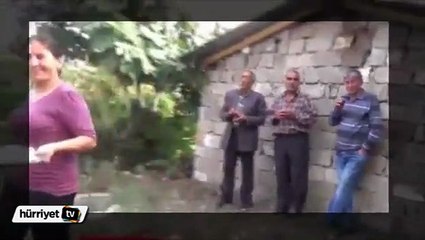 Korku dolu anları gülerek ve çay içerek izlediler