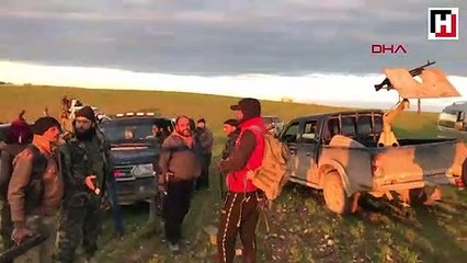 ÖSO konvoyu Münbiç yolunda