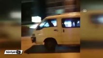 Konya'daki minibüsün kaza anı cep telefonu kamerasında