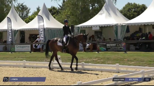 Master Pro | Dressage | Vierzon (FRA) | Isabelle PINTO | HOT CHOCOLAT VD KWAPLAS*DE LA GESSE