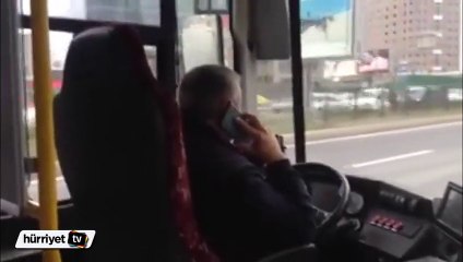 Toplu taşıma aracı  şoförünün rahatlığı pes dedirtti