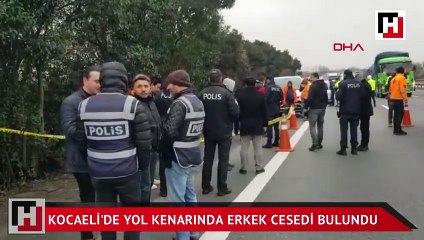 Kocaeli'de otoyol kenarında ceset bulundu