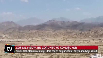 Suudi Arabistan'da çekildiği iddia edilen UFO görüntüsü sosyal medyayı salladı
