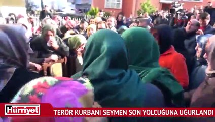 Terör kurbanı Mustafa Sezgin Seymen, son yolcuğuna uğurlandı