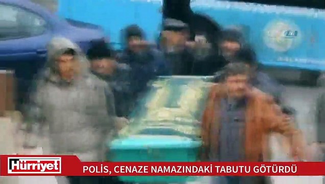 Polis cenaze namazındaki tabuta otopsi için el koydu