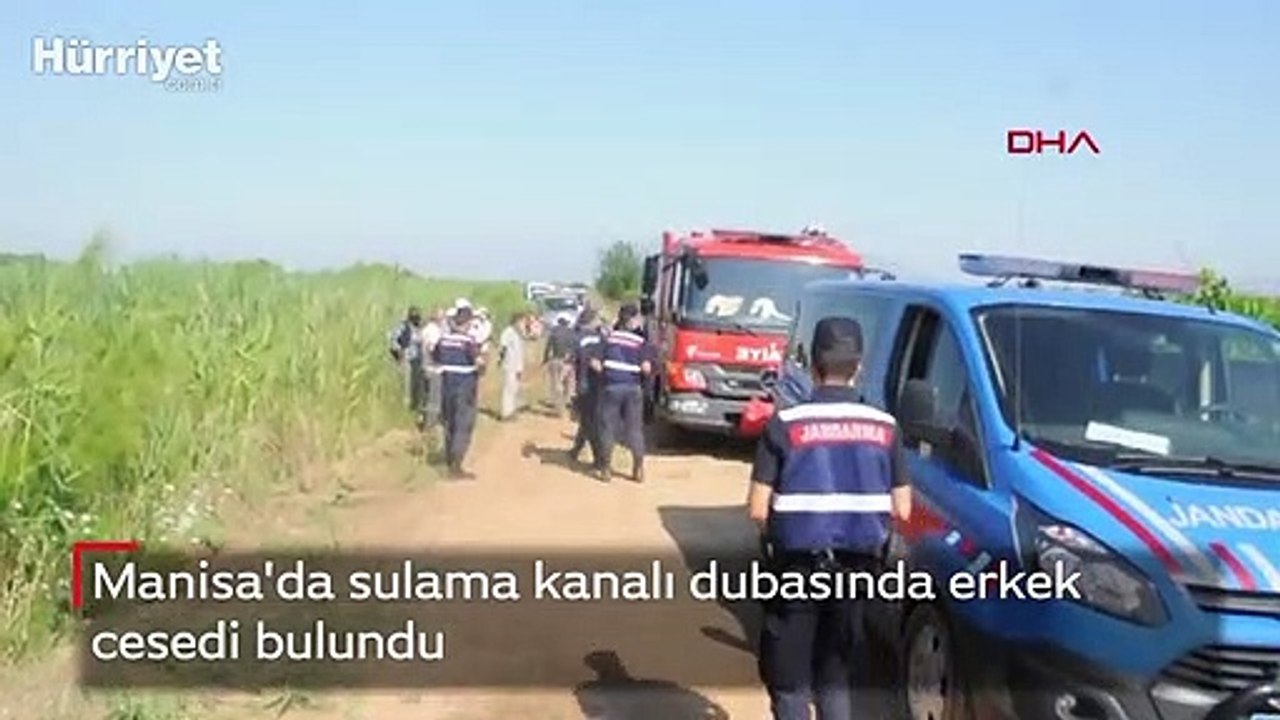 Manisa'da sulama kanalı dubasında erkek cesedi bulundu