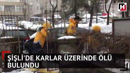 Şişli'de korkunç olay! Sitenin bahçesinde bulundu...