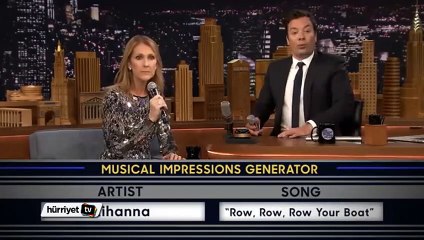 Celine Dion'dan güldüren Sia ve Rihanna taklitleri