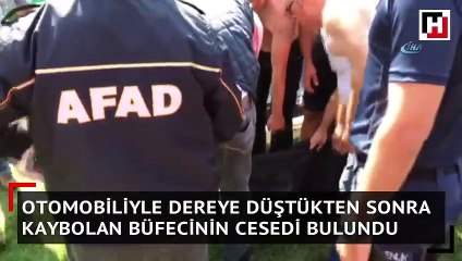 Kaza sonrası derede kaybolan sürücünün cesedine ulaşıldı
