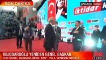 CHP'nin 37. Olağan Kurultayı'nda Kemal Kılıçdaroğlu yeniden gelen başkan seçildi
