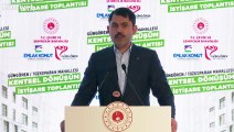 Bakan Kurum, Tozkoparan Mahallesi Kentsel Dönüşüm İstişare Toplantısı'nda konuştu