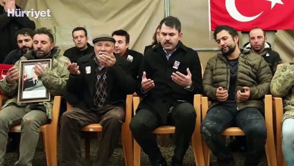 Bakan Kurum'u duygulandıran şehit babası