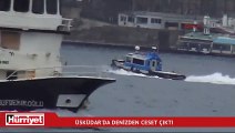 Üsküdar'da denizden ceset çıktı