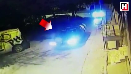 Lüks aracı çaldılar, yola park ettiler