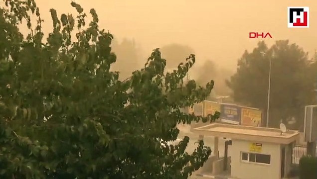 Toz bulutu, Ceylanpınar'da hayatı olumsuz etkiledi