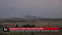 Cerablus'ta Türk tanklarına saldırı