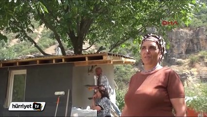 Ceviz ağacı, yaptırdığı evin içinde kaldı