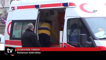 Siirt'te cezaevinde yangın