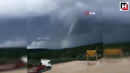 Çeşme’de hortum paniği