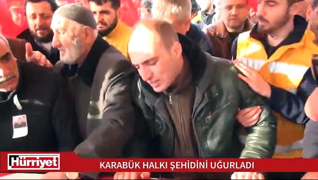 El Bab şehidini bütün şehir uğurladı