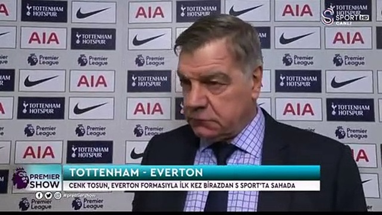 Sam Allardyce Tottenham maçı öncesi Cenk Tosun hakkında konuştu