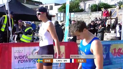 2022 World Rowing Beach Sprint Finals - replay of Junior Men's Solo