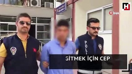 Sevgilisinin yanına gitmek için cep telefonu çaldı