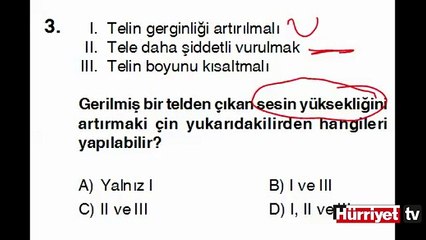 MESOS FEN BİLGİSİ VE TEKNOLOJİLERİ SORULARININ ÇÖZÜMLERİ