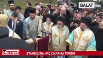 İstanbul’da haç çıkarma töreni