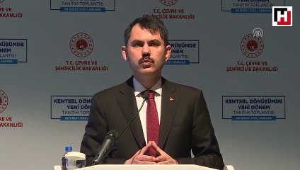 Bakan Kurum, Kentsel Dönüşüm planlamasını anlattı