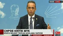 CHP’de kritik MYK sonrası açıklama