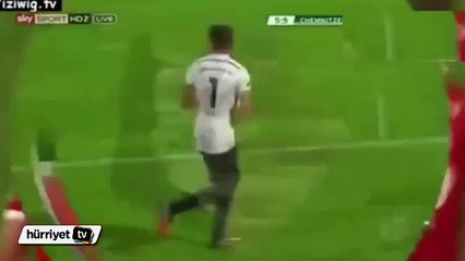 Geis orta sahadan 120. dakikada muhteşem gol attı