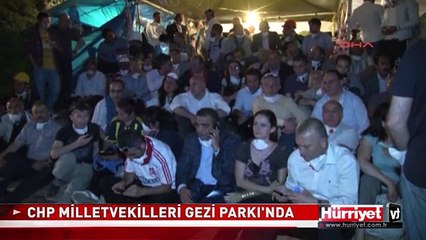 CHP MİLLETVEKİLLERİ GEZİ PARKI'NDA