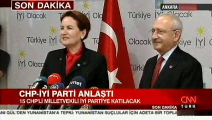 15 CHP'li vekil İYİ Parti'ye geçiyor