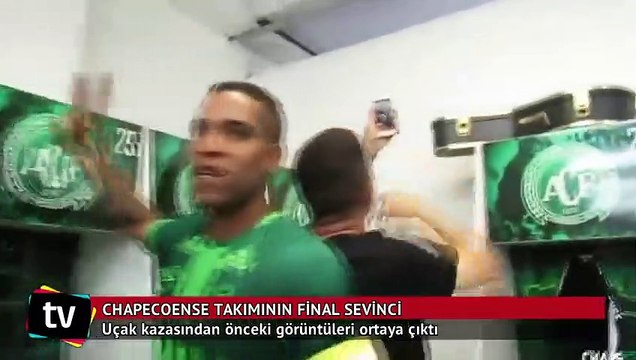 Chapecoense takımının uçak kazasından önceki görüntüleri ortaya çıktı