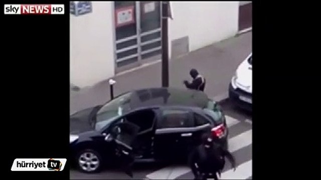 İşte Charlie Hebdo saldırısının yeni görüntüleri