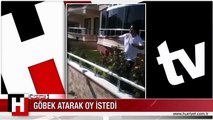 Trakya'da oy böyle istenir! Göbek atarak oy istedi