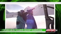 ÇIĞIN DÜŞME ANI VE SPORCUNUN YAŞADIĞI DEHŞET KAMERADA