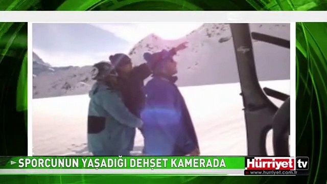 ÇIĞIN DÜŞME ANI VE SPORCUNUN YAŞADIĞI DEHŞET KAMERADA
