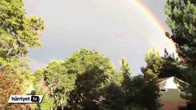 Aynı anda çifte gökkuşağı