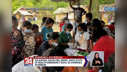 Video herunterladen: Talaingod, Davao Del Norte, nasa state of health emergency dahil sa diarrhea outbreak | 24 Oras Weekend