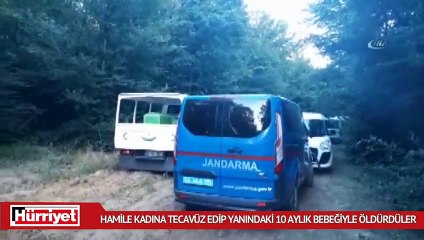 Suriyeli hamile kadına tecavüz edip, çocuğu ile birlikte öldürdüler
